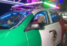 Taxi patrio llena de color y orgullo a Tampico