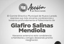 Glafiro Salinas Mendiola fallece a los 79 años en Nuevo Laredo