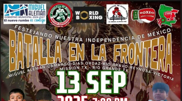 Boxeadores de Tamaulipas y Texas se enfrentan en la Batalla en la Frontera