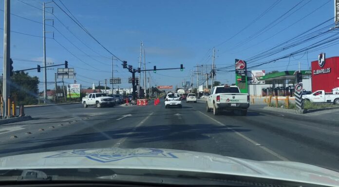 Reynosa activa operativo de verificación de semáforos