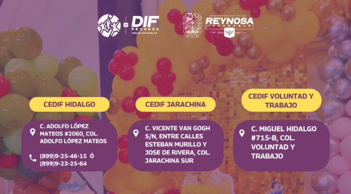 Cuenta CEDIF con espacios disponibles en talleres; Invita DIF-Reynosa a inscribirse