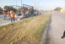 Refuerza Gobierno de Reynosa actividades de mantenimiento de la vía pública