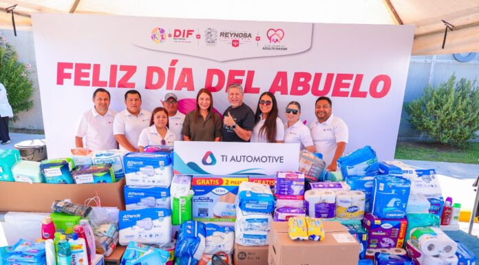 Agradece DIF-Reynosa solidaridad en colecta por el Día del Abuelo en Casa Hogar del Adulto Mayor