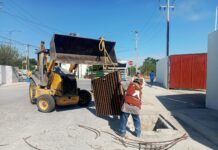 Instaló el Municipio una rejilla de drenaje pluvial en el libramiento Echeverría