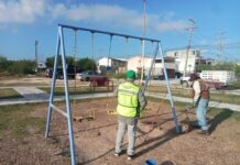 Gobierno de Reynosa mejora colonias y plazas públicas