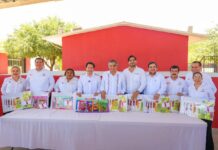 Participó Carlos Peña Ortiz en reunión del Consejo Técnico de la escuela primaria Bicentenario de la Independencia