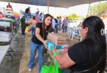 Familias del ejido Pancho Villa reconocen el respaldo del Alcalde Carlos Peña Ortiz y DIF Reynosa