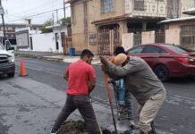 Avanza COMAPA en reparación de fugas de agua potable en distintos sectores de la ciudad