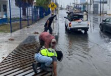 Trabaja COMAPA en mantenimiento de pluviales para prevenir encharcamientos