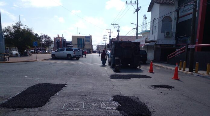 En reparaciones de infraestructura vial, Reynosa es Imparable