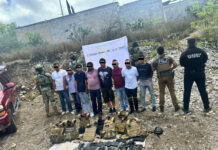 Detienen a célula criminal en Tula con armas y vehículos
