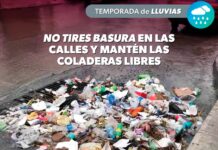 Exhorta COMAPA a mantener libres las alcantarillas en temporada de lluvias