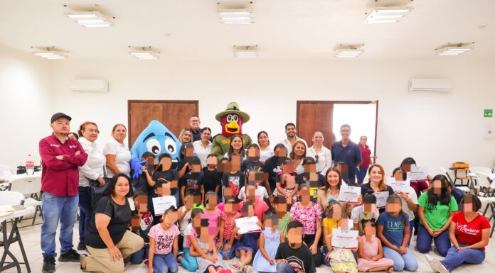 Participan Niñas y niños de Casa Hogar y CAMEF del DIF-Reynosa en talleres de Espacios Sostenibles 2030