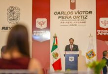 Carlos Peña rinde informe y afirma: “Reynosa es imparable”