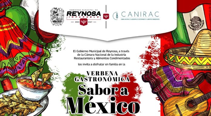 Asiste hoy a la verbena gastronómica con Sabor a México en la plaza principal