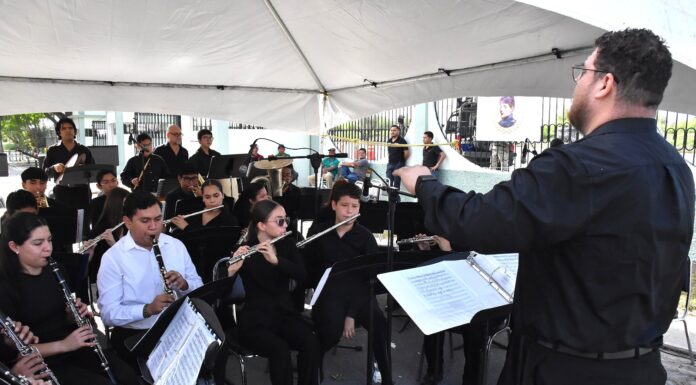 Enaltece Gobierno de Carlos Peña Ortiz valores patrios con Banda Sinfónica Municipal en evento conmemorativo