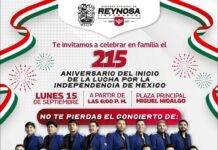 Alegrarán Los Recoditos la noche del 15 de septiembre en Reynosa