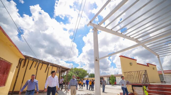 Supervisó Carlos Peña Ortiz obra escolar en Villas de Esmeralda