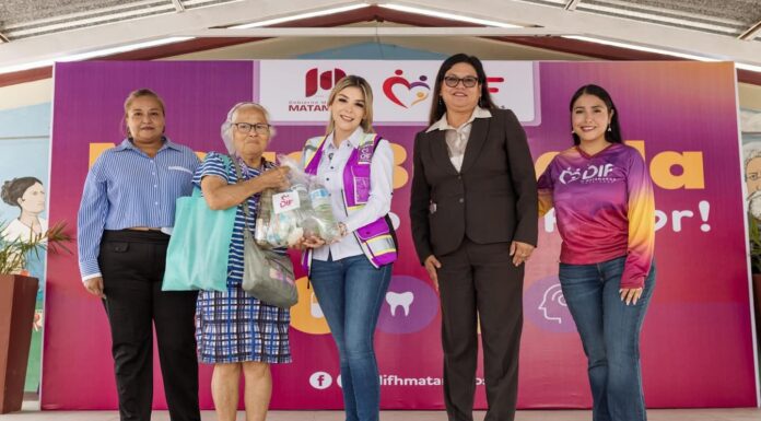 DIF Matamoros acerca beneficios con brigada Avanzando con Amor