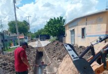 Inició COMAPA rehabilitación de drenaje sanitario en la colonia Pedro J. Méndez