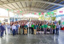 Apoyó Carlos Peña Ortiz entrega de Becas Rita Cetina en la Secundaria número 10