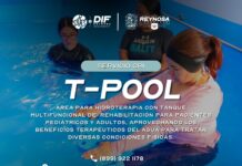 Fortalece DIF-Reynosa rehabilitación con el servicio de hidroterapia T-Pool