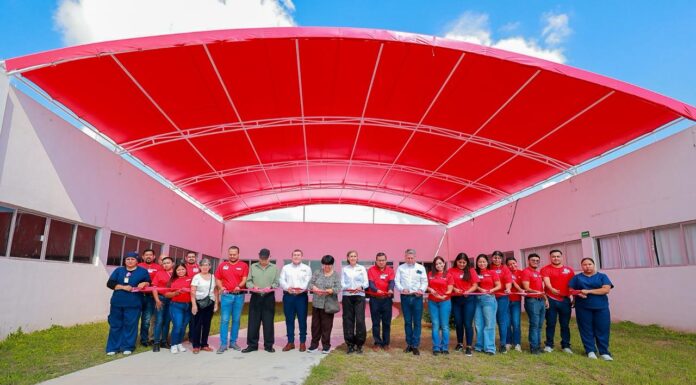 Inauguran DIF-Reynosa y HEB techumbre en la Casa Hogar del Adulto Mayor