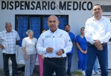 Ramiro Cortez impulsa salud y educación en Miguel Alemán