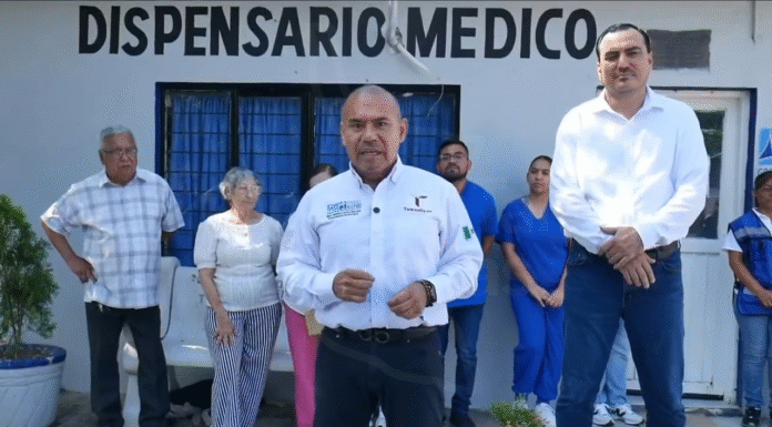 Ramiro Cortez impulsa salud y educación en Miguel Alemán