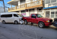 Choque múltiple en el centro de Victoria deja heridos y daños graves