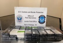 Cocaína de $1.6 MDD cae en operativo en Puente Pharr