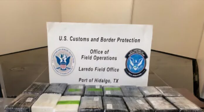 Cocaína de $1.6 MDD cae en operativo en Puente Pharr