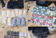 Guardia Nacional frustra traslado de armas y droga en avión privado que llegó a Cancún