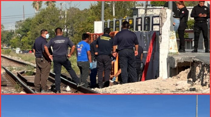 Tragedia en Reynosa: hombre pierde la vida sobre las vías del tren