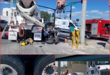 Fatal accidente en Reynosa deja a motociclista sin vida