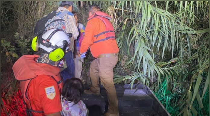 Rescatan familia guatemalteca extraviada tres días en el Río Bravo