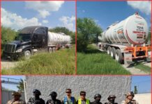 Capturan a dos hombres robando combustible de ducto de PEMEX en Pesquería