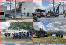 Incendio en maquiladora Copanoro moviliza a Ejército y cuerpos de emergencia en Reynosa