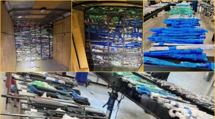 Detectan intento masivo de contrabando de armas en Estados Unidos a México