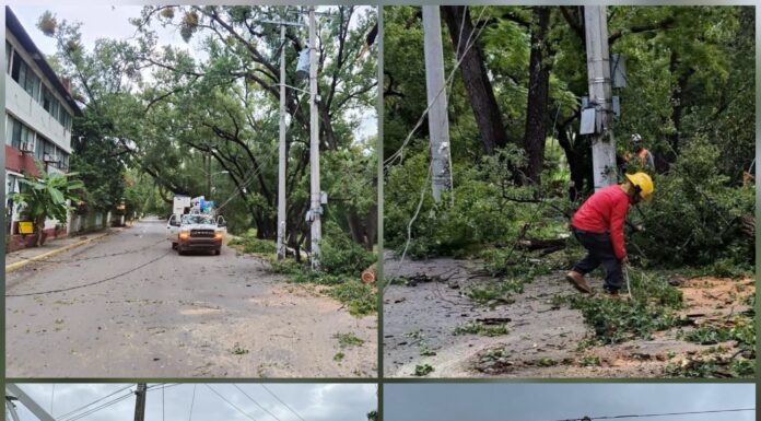 Frente frío deja sin luz a más de 77 mil usuarios en Tamaulipas