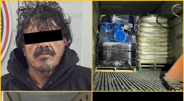 Caen con 13 toneladas de químicos usados para fabricar droga