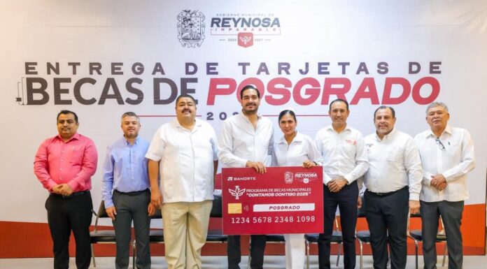 Reynosa impulsa el talento académico con becas de posgrado