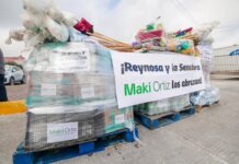 Reynosa envía 15 toneladas de ayuda humanitaria a Veracruz