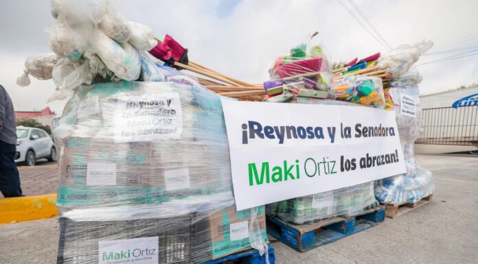 Reynosa envía 15 toneladas de ayuda humanitaria a Veracruz