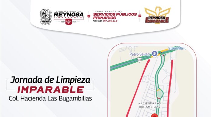 Llega a tu colonia la Limpieza Imparable, Hacienda Las Bugambilias