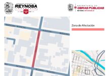 Aviso de Cierre de Vialidad en el Centro Histórico de Reynosa