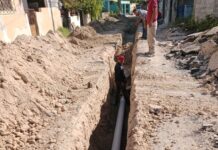 Rehabilita COMAPA drenaje sanitario en la colonia Adolfo López Mateos