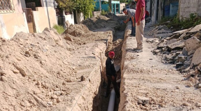 Rehabilita COMAPA drenaje sanitario en la colonia Adolfo López Mateos