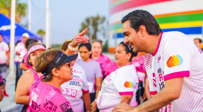 Compiten «Por Ellas, Por Ti, Por Todas» en Reynosa contra el cáncer de mama