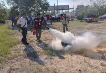 Recibió personal de COMAPA capacitación de uso y manejo de extintores